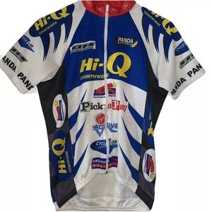 ✖️ SOLD - Two (2) Panda Cycling Jerseys